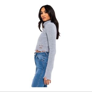 Light A Fire Turtleneck Sweater, Size S